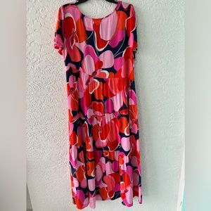 Lightweight flowy summer vacation maxi dress